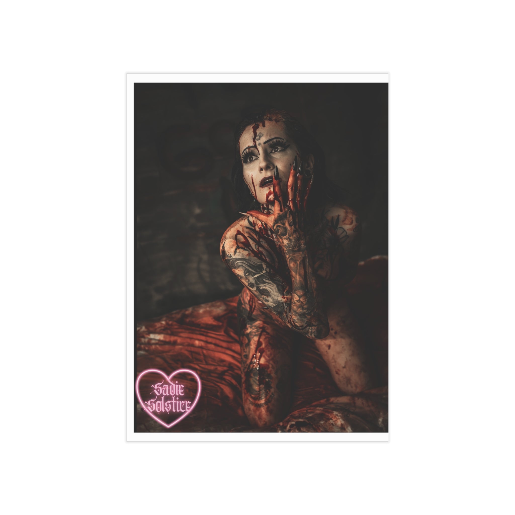 5x7 Print- Bloody Babe